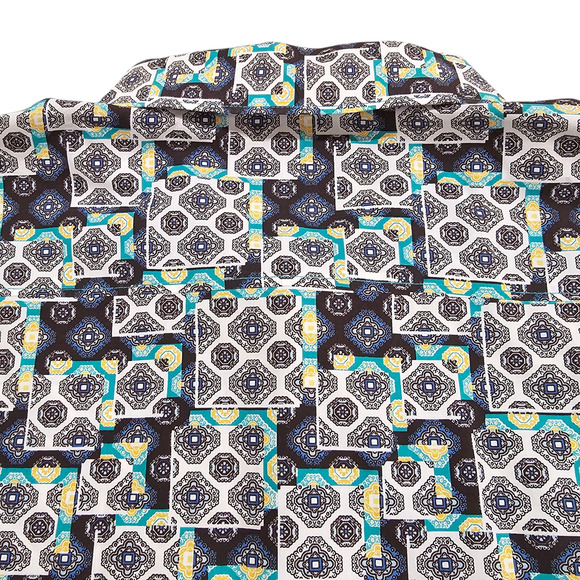 Robert Graham Shirt Mens 2XL Multicolor Geometric Button Down Long Sleeve Flip - Picture 5 of 16